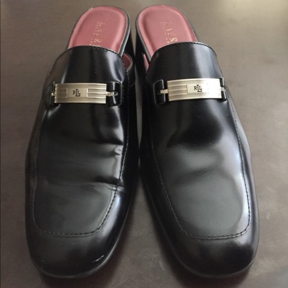 Lauren Ralph Lauren Shoes - Lauren Ralph Lauren Slide Mules Black Exterior